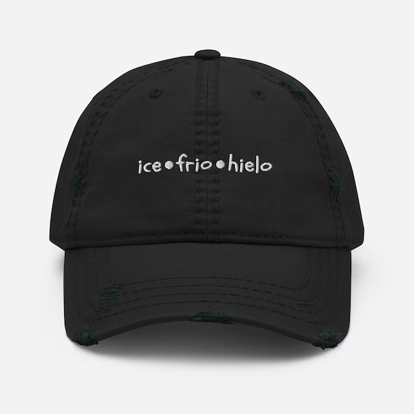 ice·frio·hielo hat